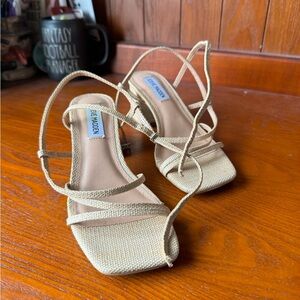 Tan Steve Madden heeled sandals
